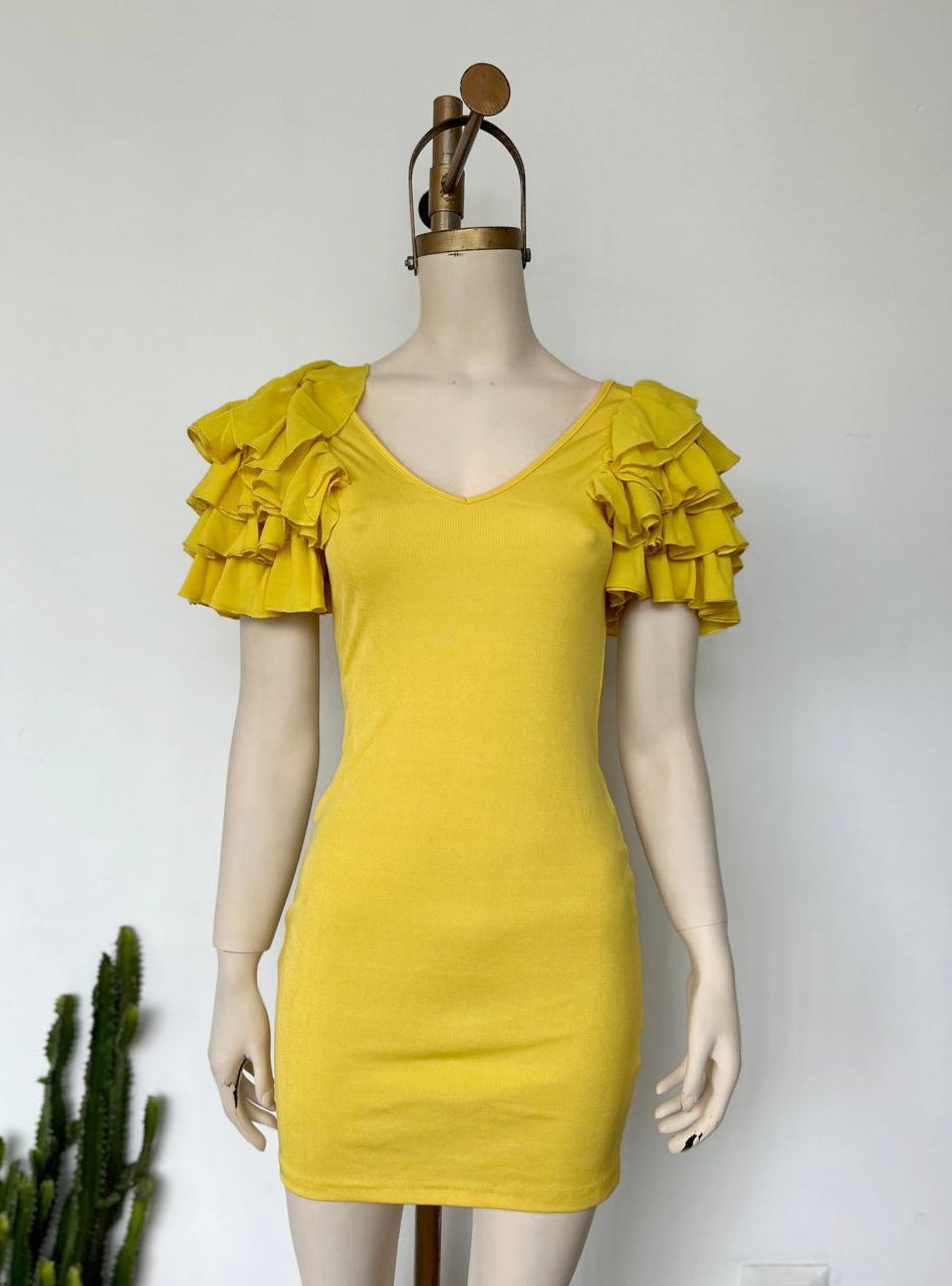 Vestido ajustado unicolor