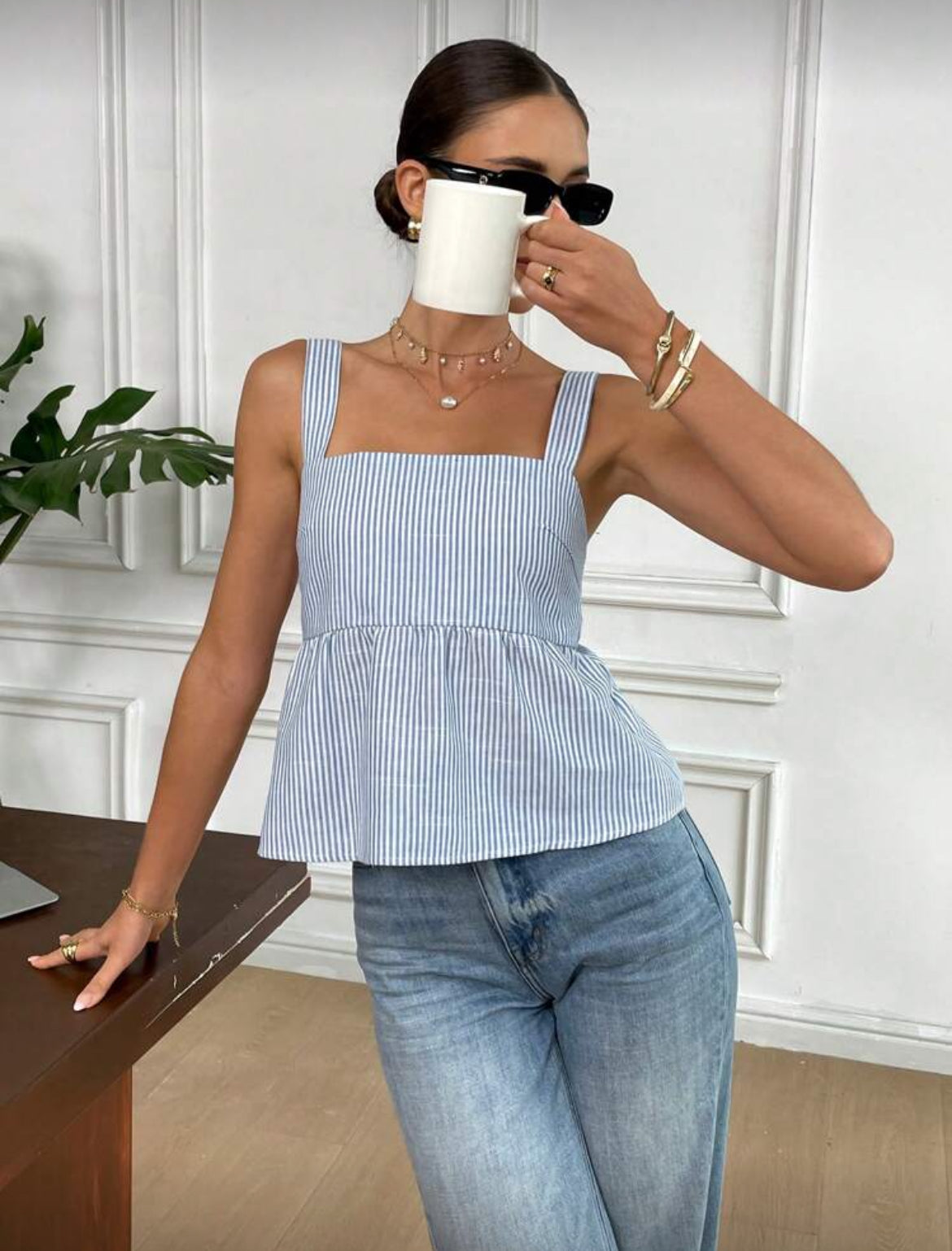 Blusa lazos
