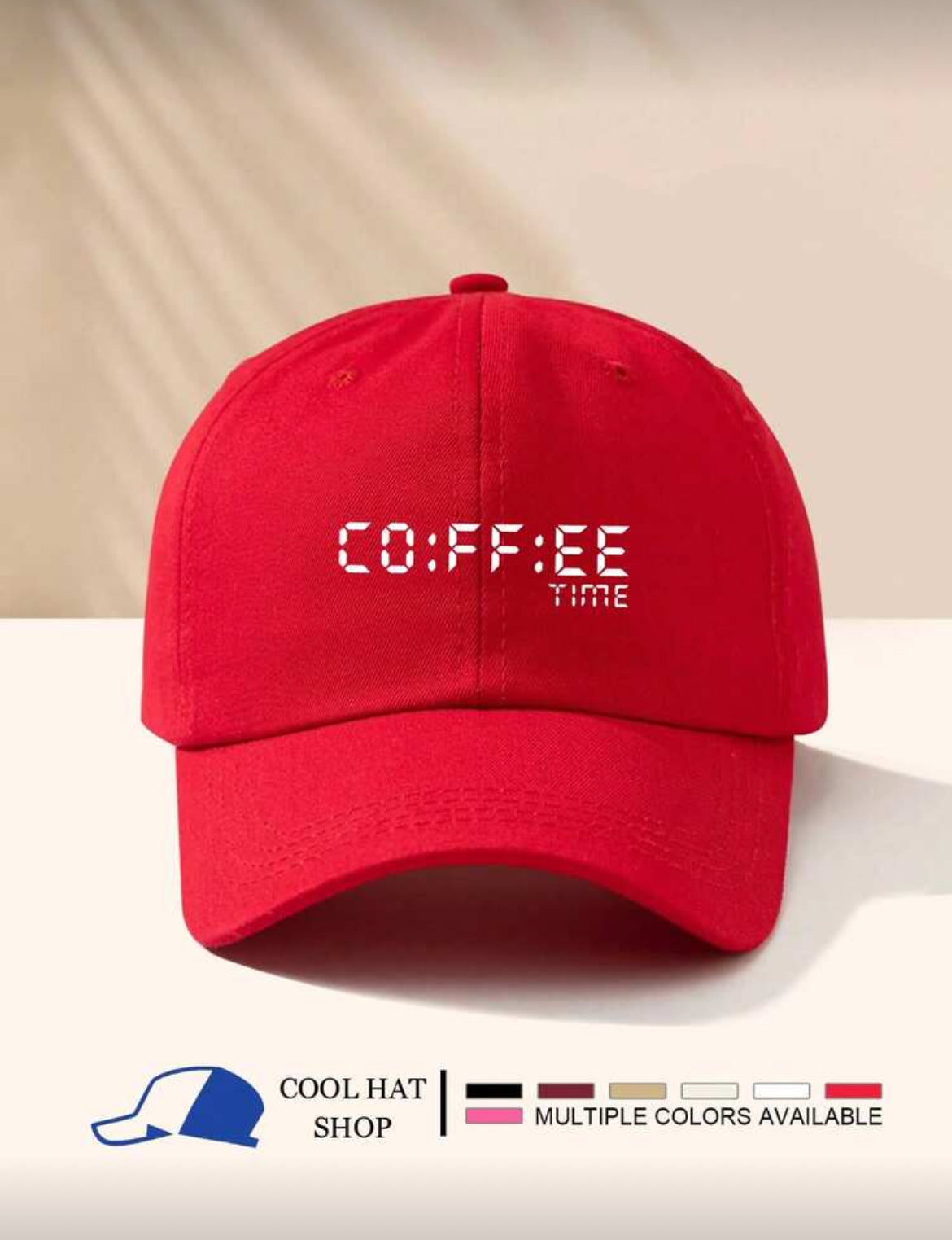 Gorro rojo coffe