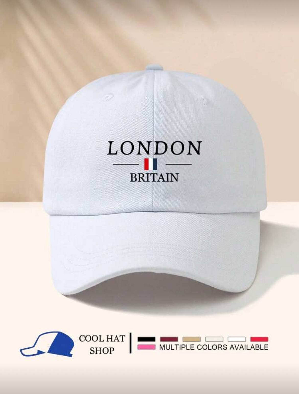 gorro blanco london