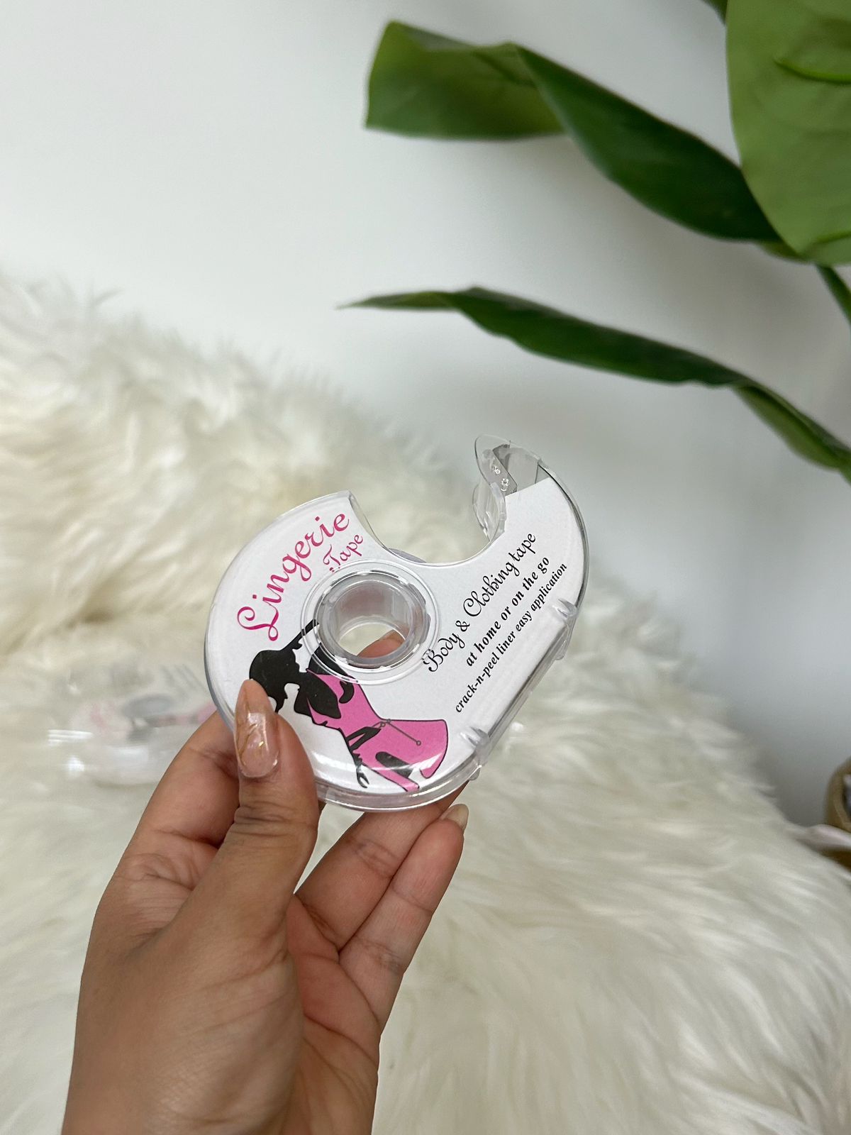 Cinta doble cara para ropa de mujer