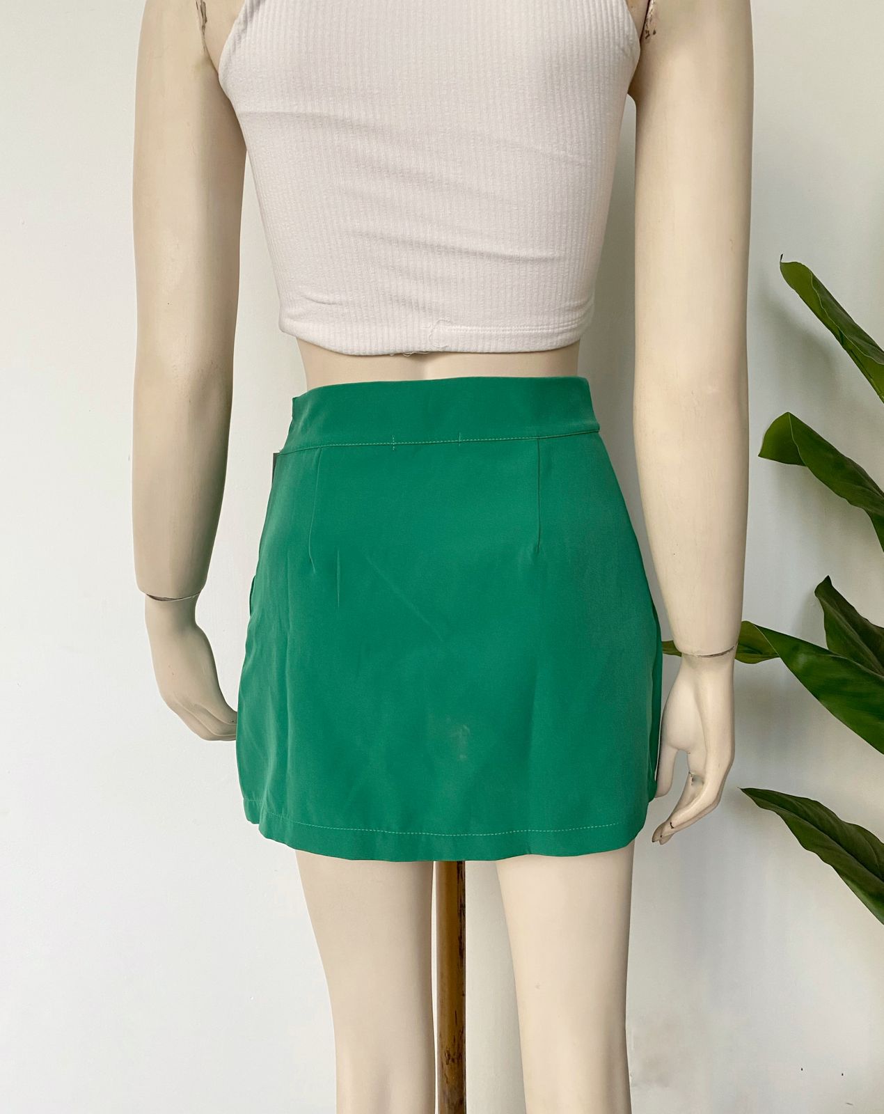 Falda verde