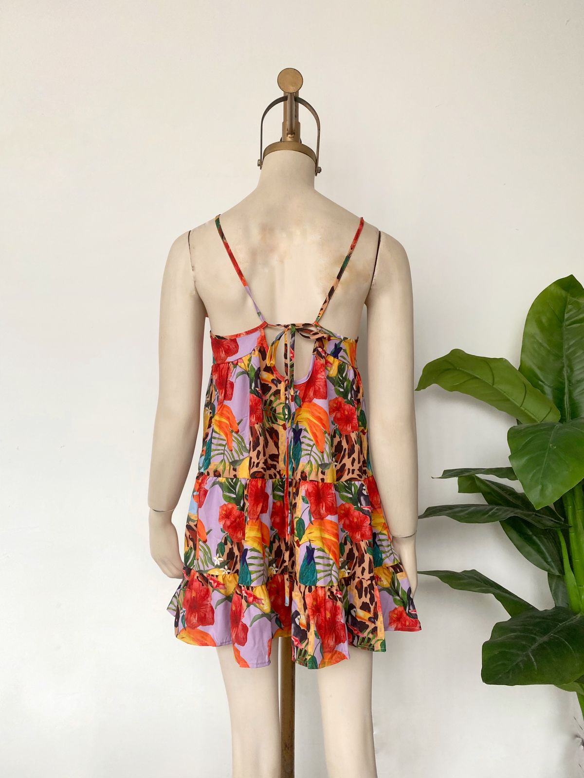 Vestido tropical