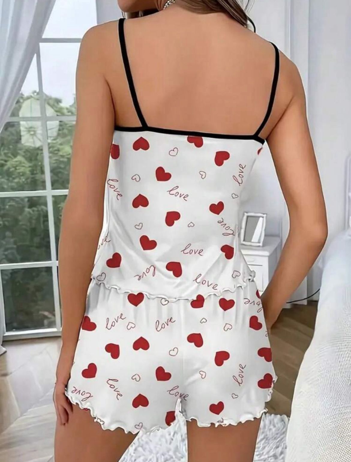 Ropa de dormir de corazón
