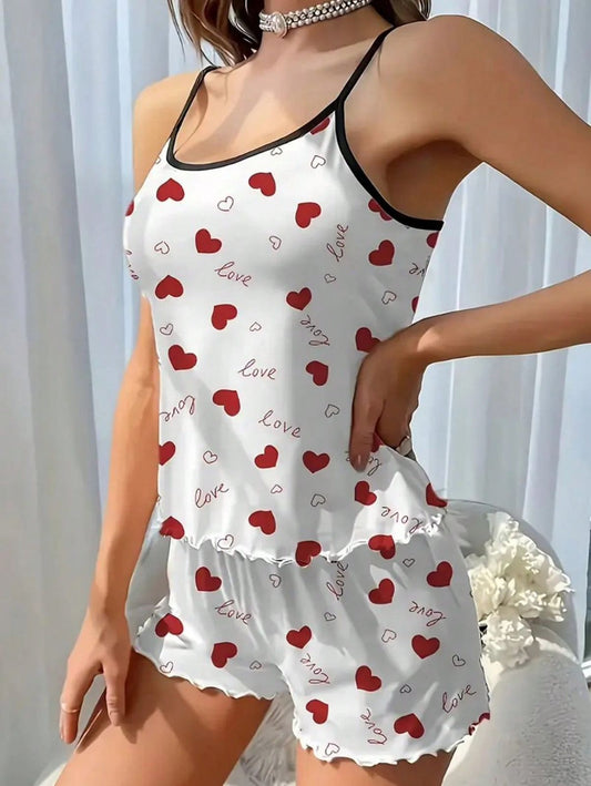 Ropa de dormir de corazón