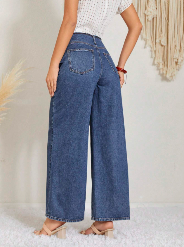 Jeans de talle alto