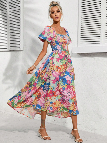 Vestido con estampado floral