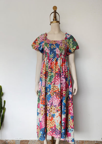 Vestido con estampado floral