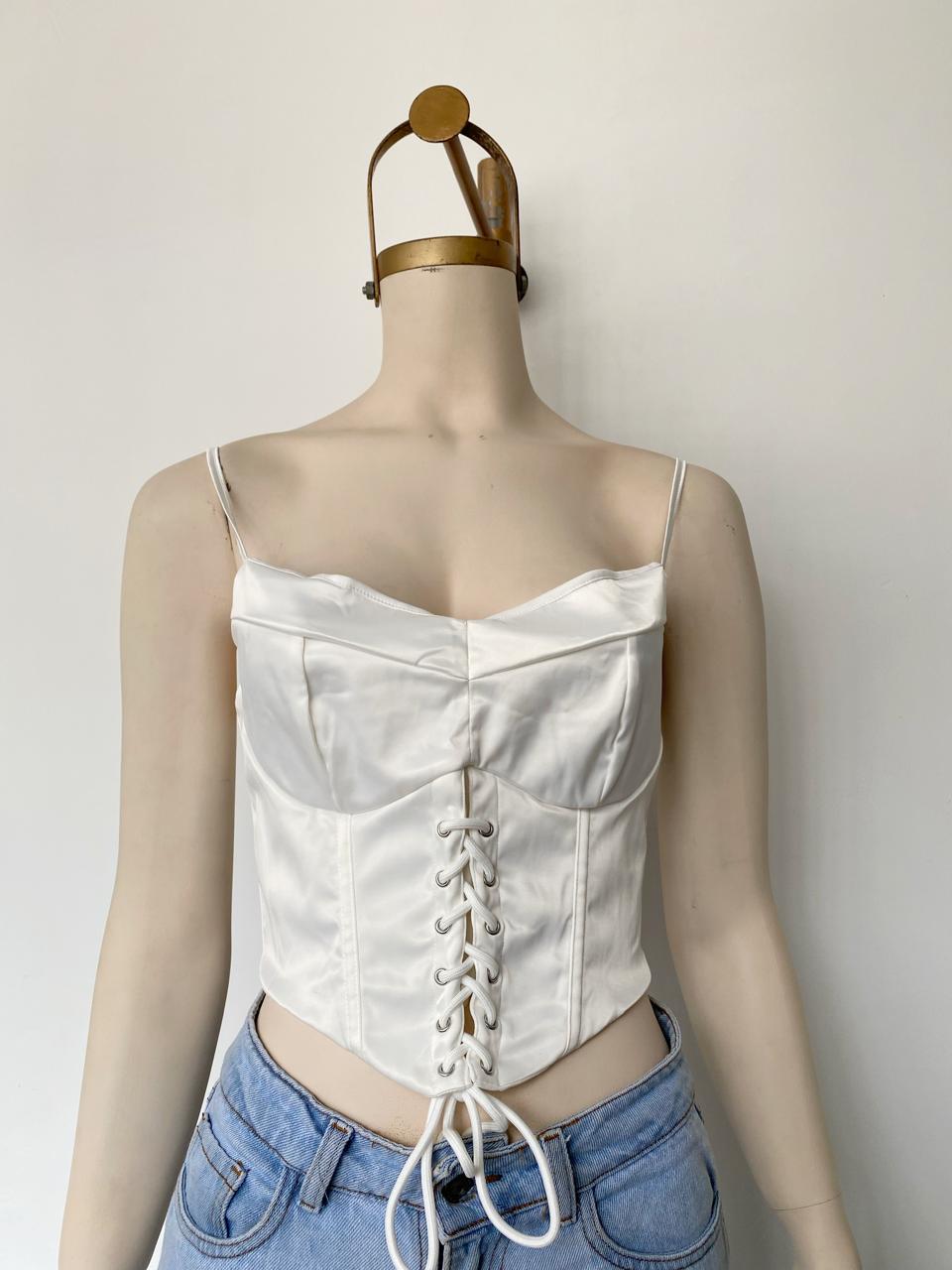 Corset de satin