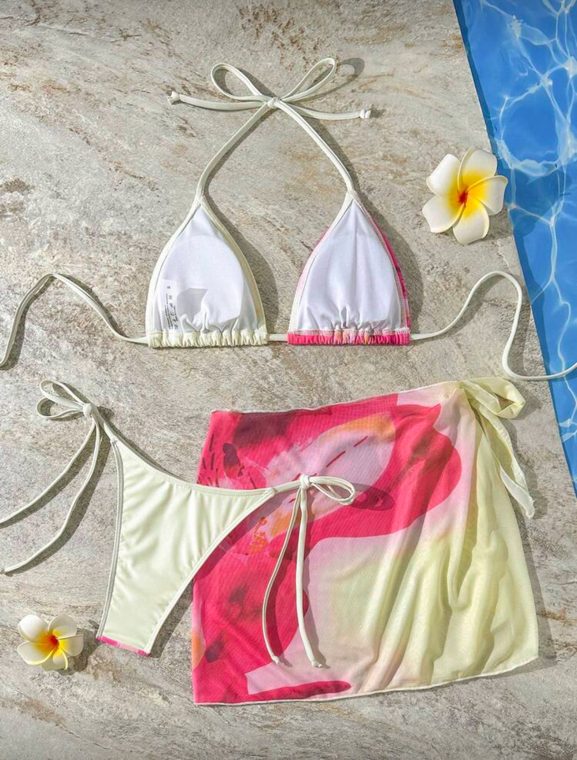 Bikini beage de flor