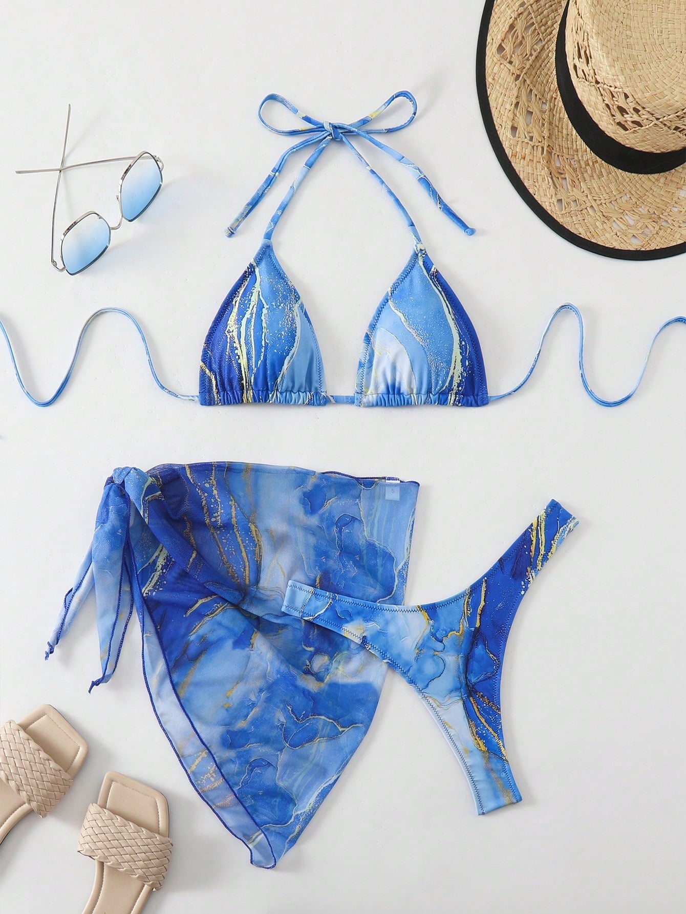 Bikini con textura