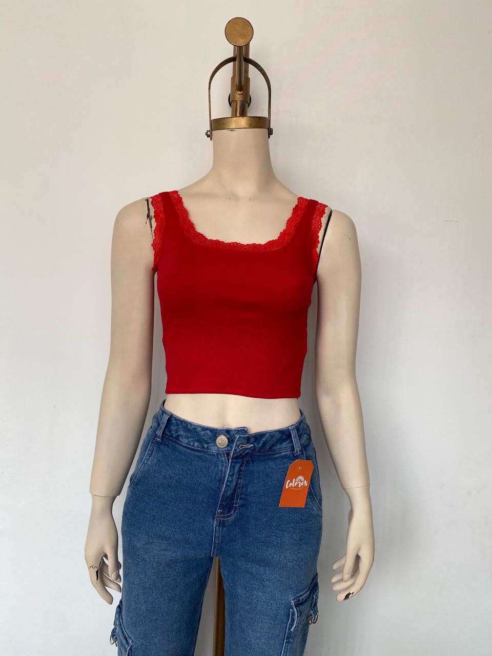 Top basic blonda