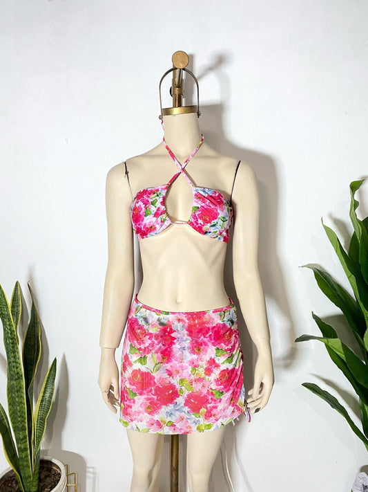 Conjunto de bikini con estampado