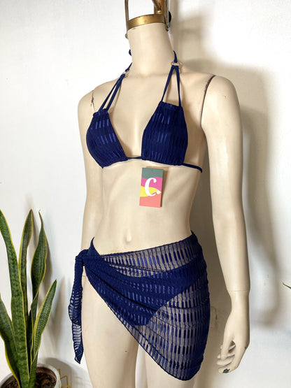 Conjunto de bikini de unicolor