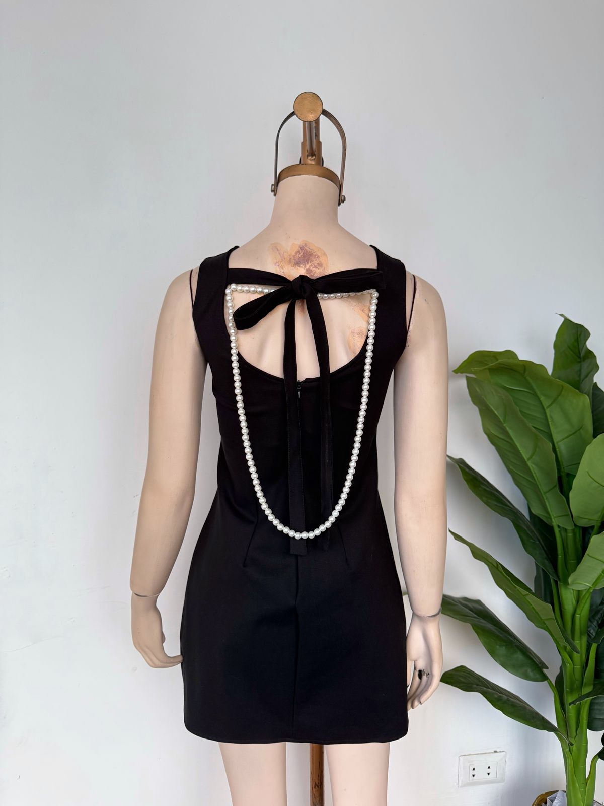 Vestido perlas
