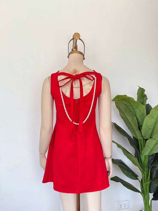 Vestido perlas