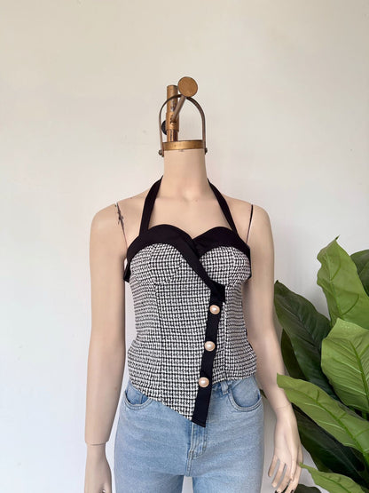 Blusa asimetrica