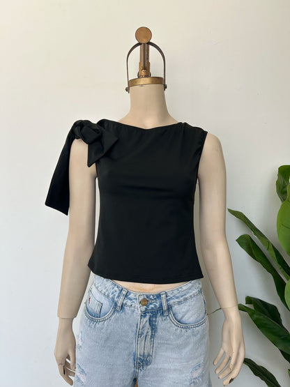 Blusa de lazo