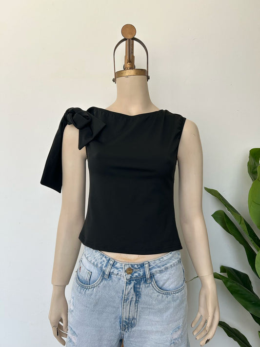 Blusa de lazo