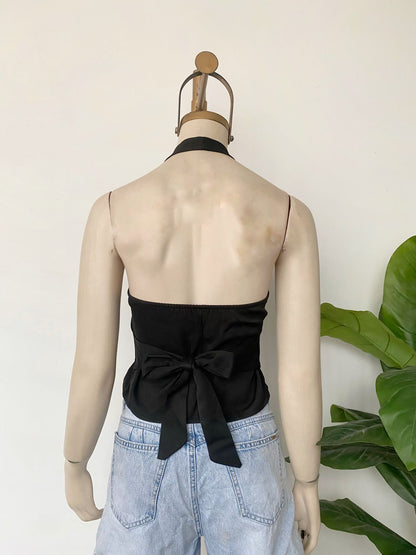 Blusa de lazo