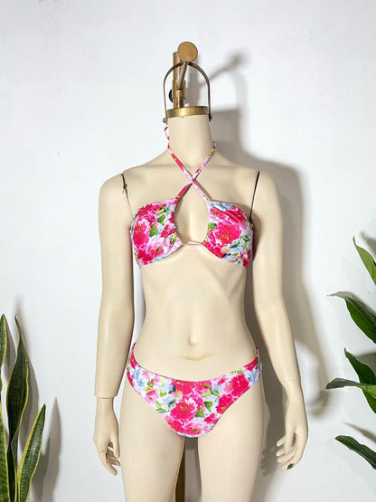 Conjunto de bikini con estampado