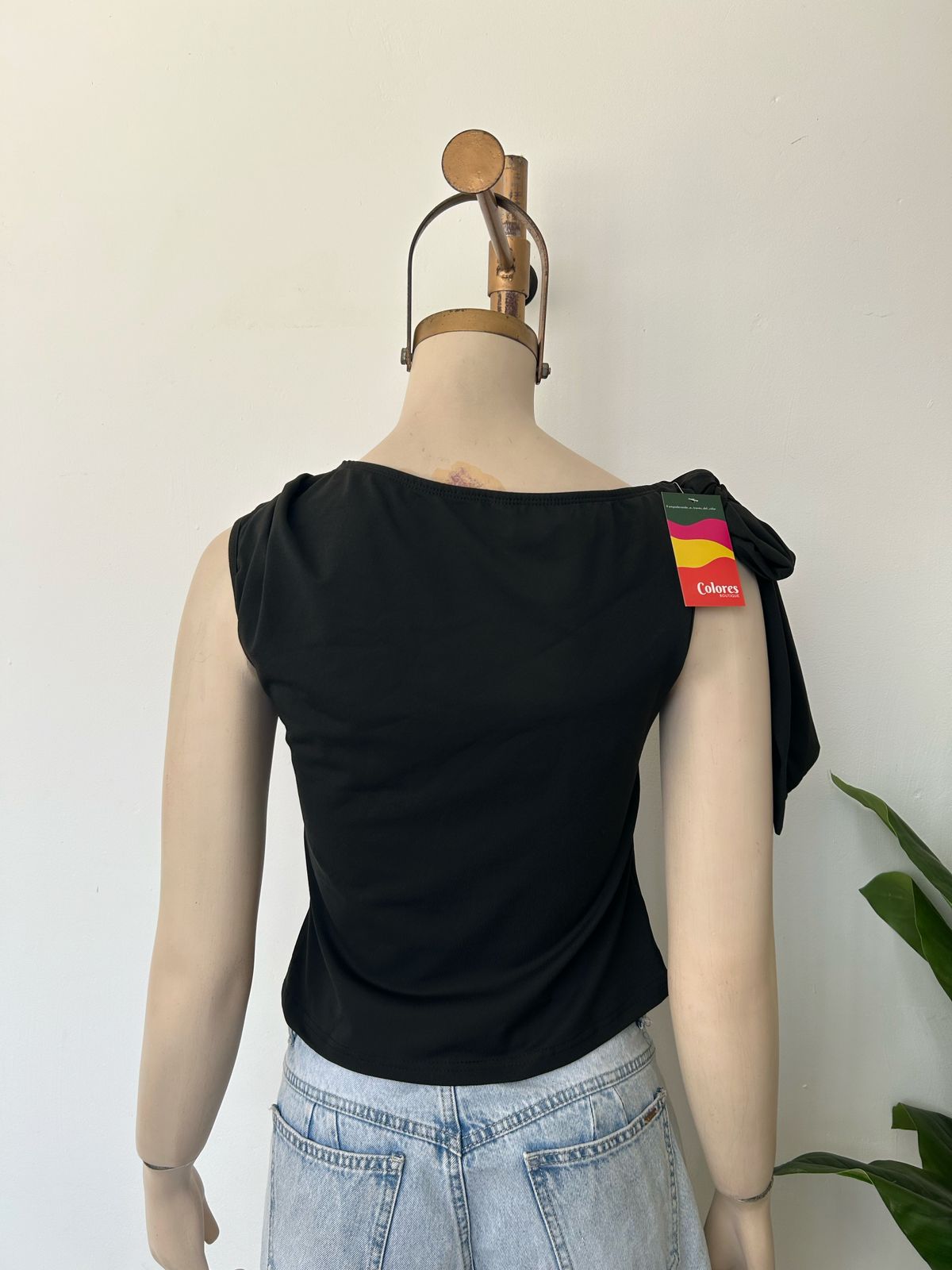 Blusa de lazo
