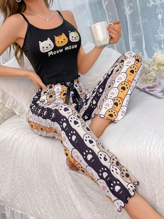 Ropa de dormir de gatos
